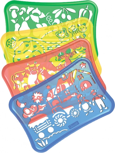 Stencils Design zīmēšanas trafareti – ferma