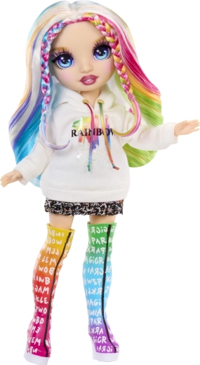 Locījama lelle ar varavīksnes matiem