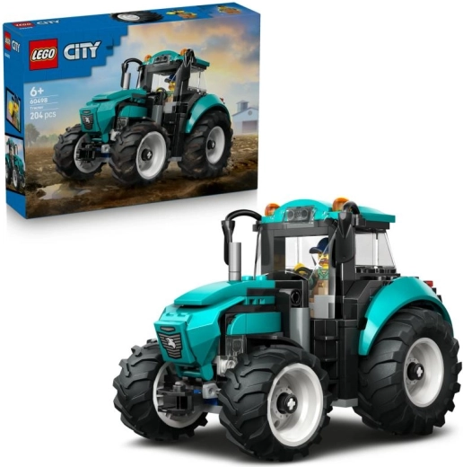 LEGO City traktors bērniem 6+ ar 204 detaļu komplektu