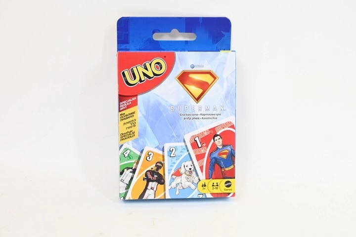 Kāršu spēle UNO Superman movie