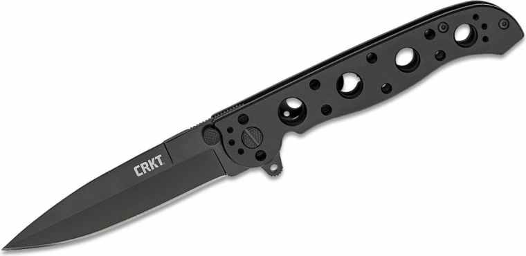 CRKT M16-03KS melns saliekamais nazis Spear Point 9 cm