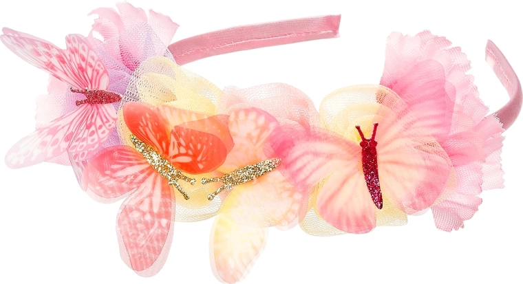 Souza headband Lilyanne with flowers and butterflies