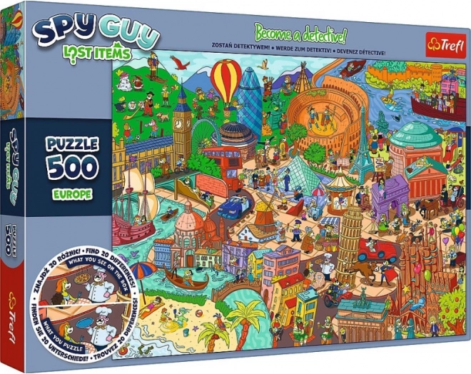 Puzle 500 gab. Spy Guy Lost Items Eiropa