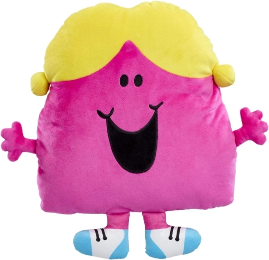 Plīša spilvens LITTLE MISS CHATTERBOX – liels mīksts mīļdraudziņš