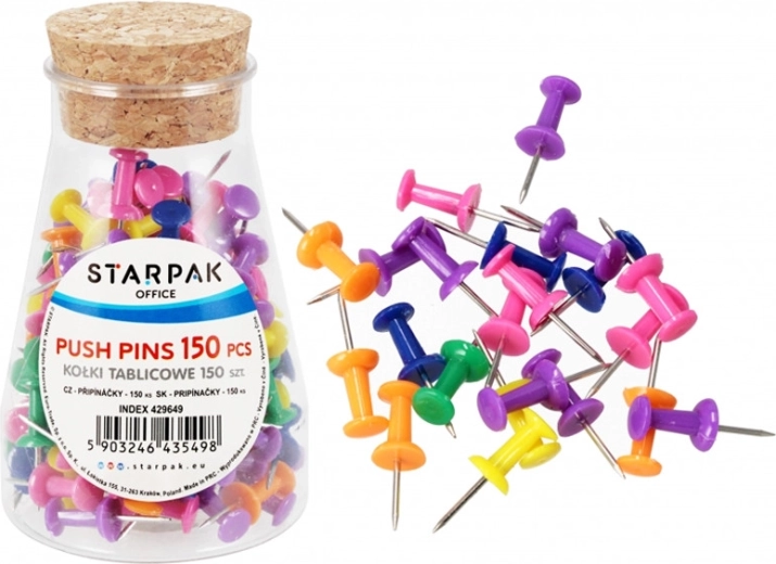 Krāsainas spraudītes – 1 iepakojums