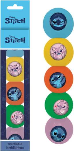 DISNEY Lilo & Stitch marķieri – 5 sakraujamu krāsu komplekts