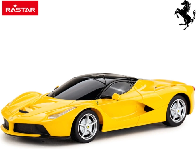 Rastar RC automašīna Ferrari LaFerrari 1:24 dzeltena - 1 gab.