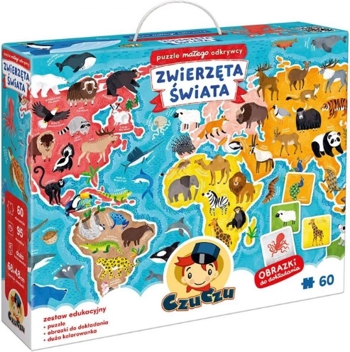 CzuCzu Little Explorer Puzzle: Animals of the World