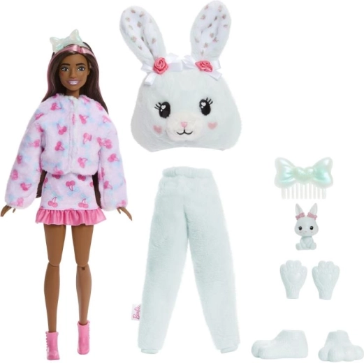 2-in-1 plush bunny costume