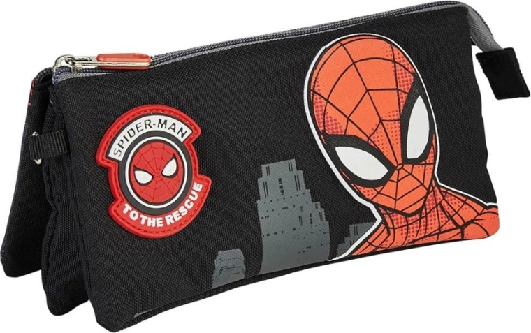 Zipper pencil case with Spiderman motif