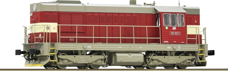 Dīzeļlokomotīve ČD 742 162-1 digitālā