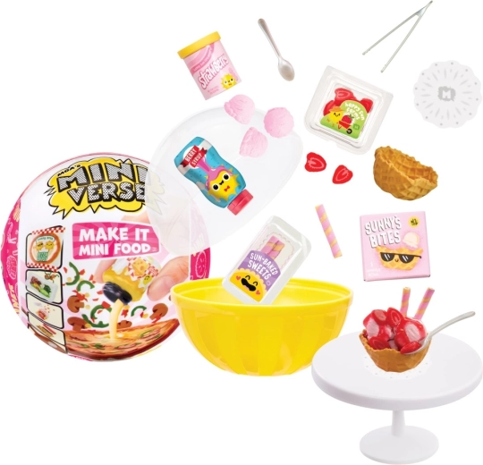 MGA Mini Verse Make It Mini Food: Diner – kolekcionējama pārsteiguma bumba Series 2