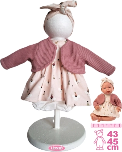 Apģērbiņš zīdaiņa lellei New Born Llorens 43–45 cm