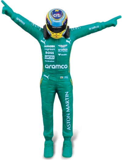 Fernando Alonso figūriņa čempioniskā pozā