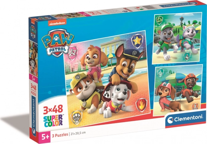 Puzle CLEMENTONI Ķepu patruļa 3×48 detaļas