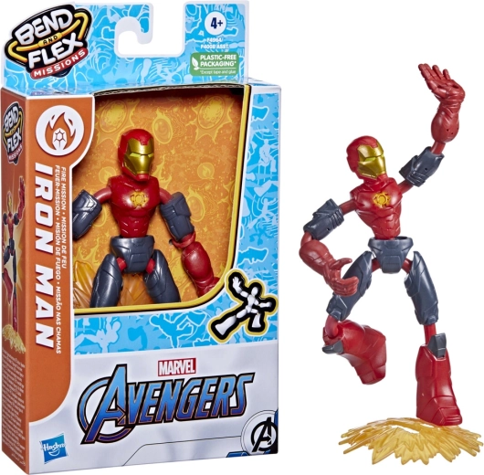 Avengers Bend and Flex lokāma 15 cm darbības figūriņa