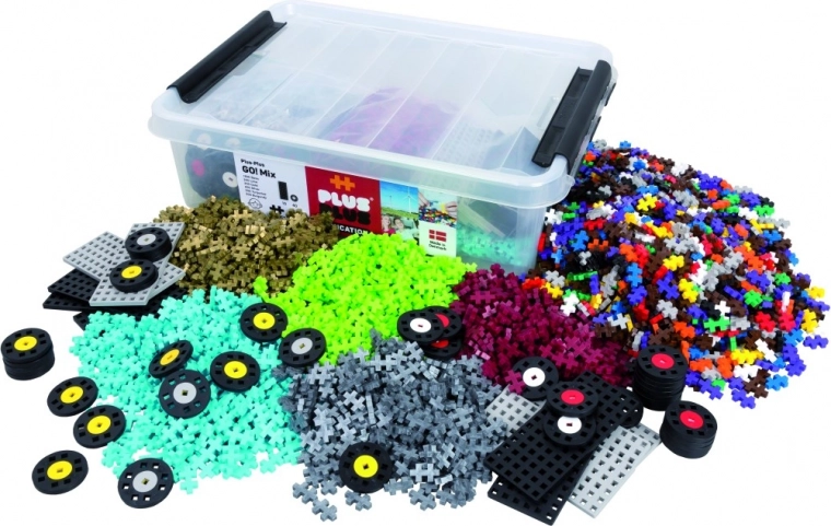 Plus-Plus Box Go! būvniecības komplekts 2600 detaļu