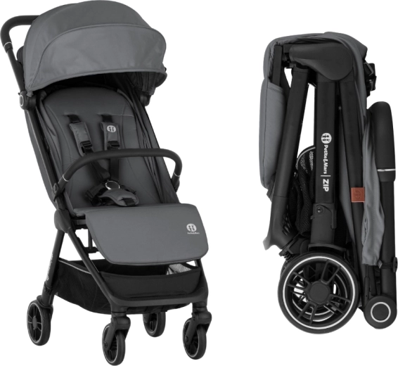 Petite&Mars sporta ratiņi Zip smoky anthracite