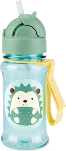 Skip Hop Zoo Tritan straw bottle – Hedgehog, 355 ml