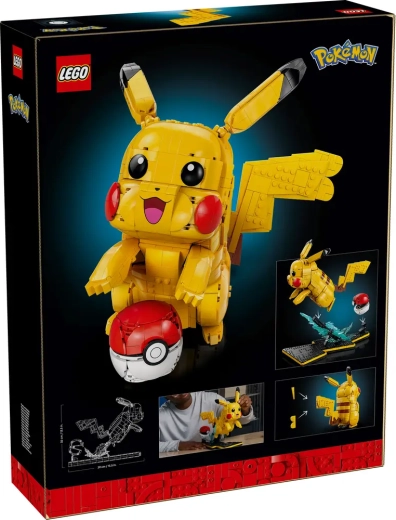 Ikonisks izstādes modelis Pikachu ar Poké Ball