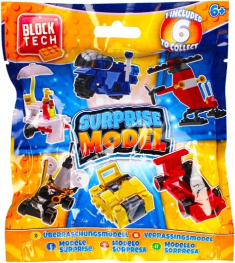 Block Tech bag with bricks (random color)