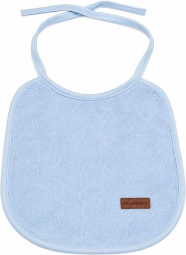 Bērnu frotē priekšautiņš New Baby ar PVC oderi, zils