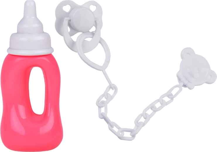 Pudelīte un knupītis uz ķēdītes