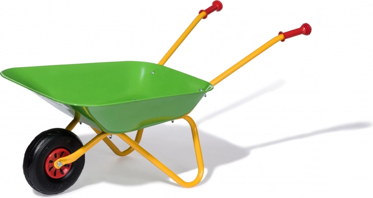 Metāla bērnu dārza ķerra Rolly Toys – zaļa