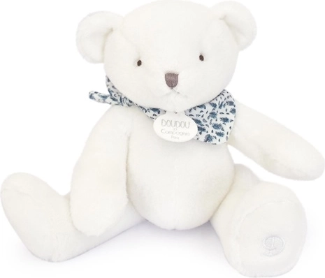 Plīša lācītis ar šallīti 25 cm – DOUDOU