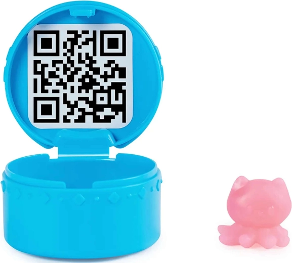 Kaķu sūtījums ar pārsteigumu un QR kodu