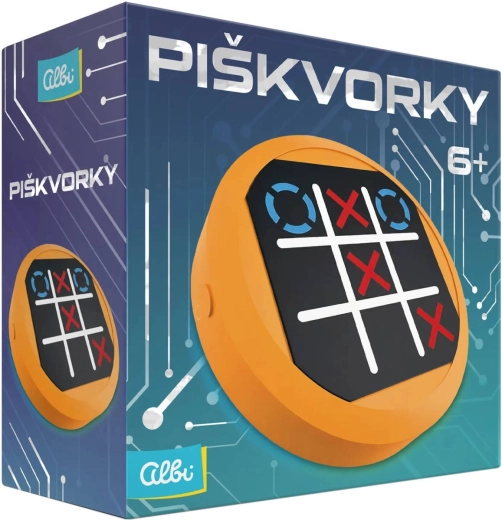 Albi elektroniskās spēles “Krustiņi un nullītes” ar baterijām