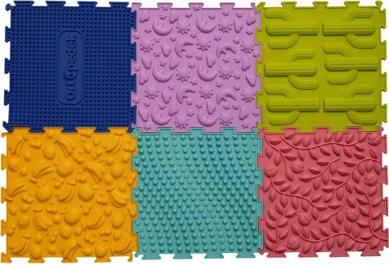 Ortopedek sensory mats (set of 6)