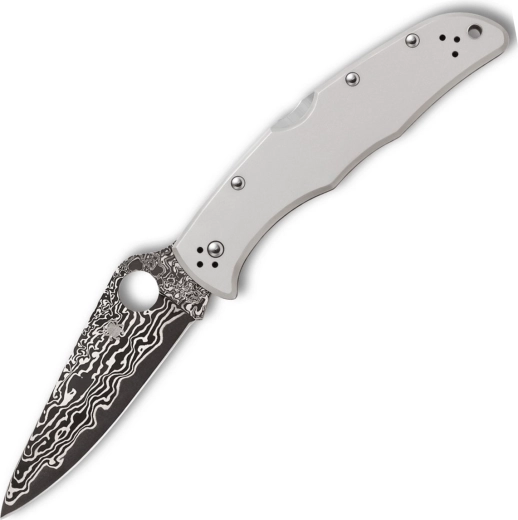Spyderco Endura 4 titāna kabatas nazis ar damaskas asmeni 9,7 cm