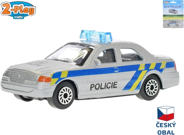 Metāla policijas auto modelis 8 cm – Policijas auto