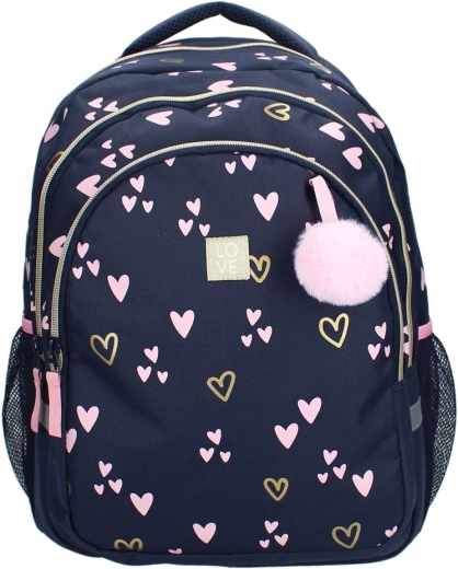 Two compartments and practical pockets