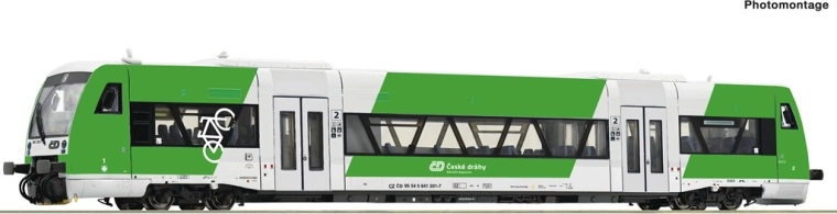 Roco dīzeļmotora vagons Stadler 841 201-7 ČD (H0)