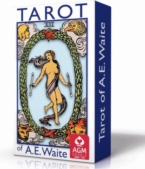 Taro kārtis A.E. Waite Pocket Tarot Blue