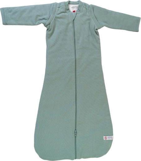 Lodger baby sleeping bag hopper sleeves rib peppermint 68/80