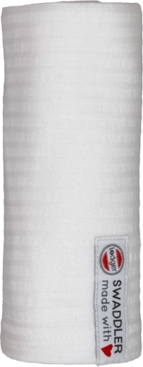 Lodger cloth diaper swaddler seersucker 70 × 70 cm cloud dancer