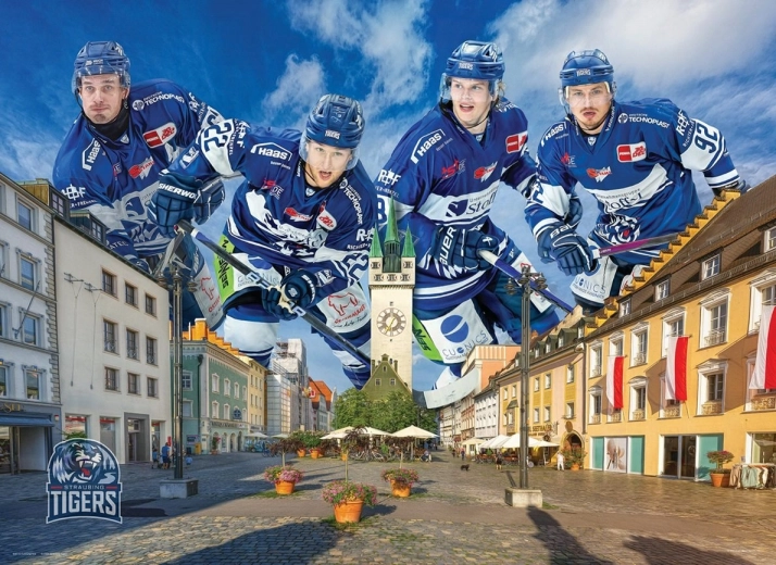 Puzle STRAUBING TIGERS 1000 gab. no EUROGRAPHICS