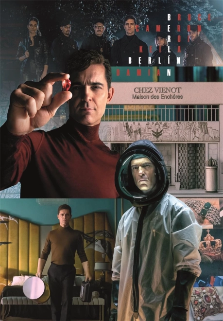 Puzle 1000 gab. LA CASA DE PAPEL Berlin – šefs