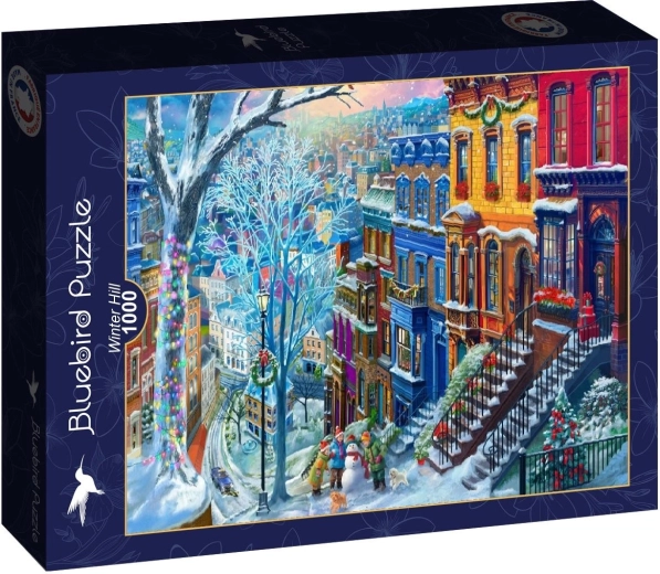 Bluebird puzzle Snowy Street 1000 pieces