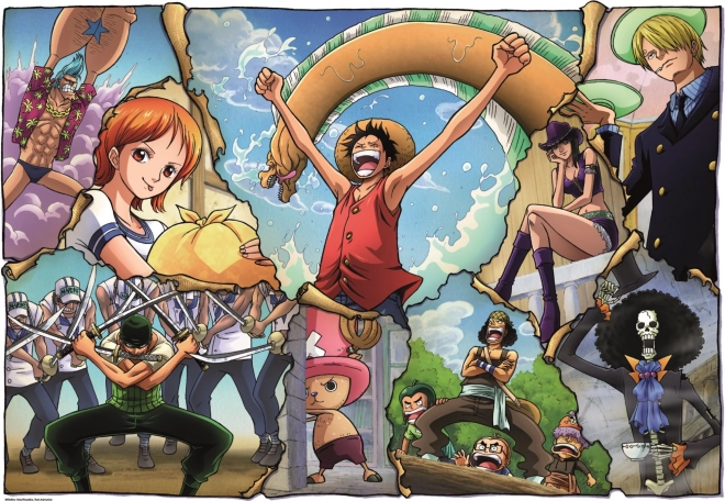 Anime puzļu kolekcija: One Piece 500 gabaliņi