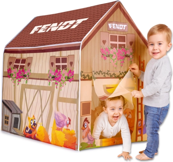 Bērnu spēļu telts Fendt ferma
