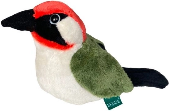 Green woodpecker, bird mascot 13cm