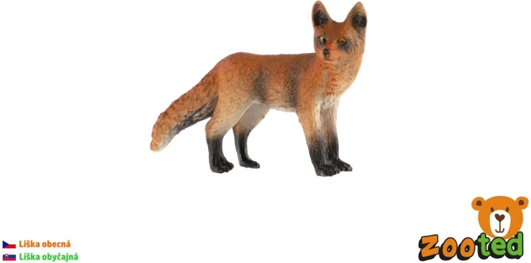 Zooted Red Fox Figurine 9 cm