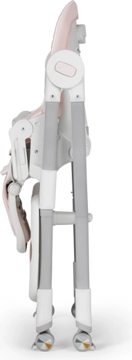 Easy to move and space-saving: lockable wheels and folding