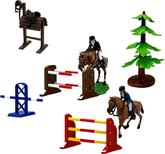 Obstacle course for riding training