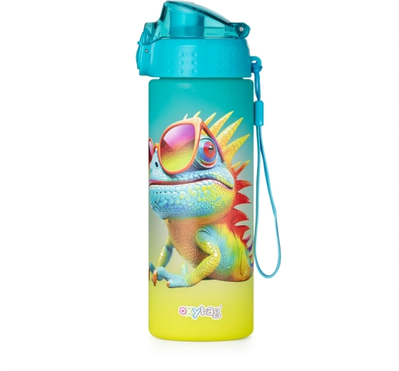 OXY Click dzeramā pudele 600 ml crazy animals chameleon