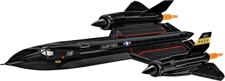 Ikoniskais SR-71 mērogā 1:48 ar izteiksmīgām apdrukām